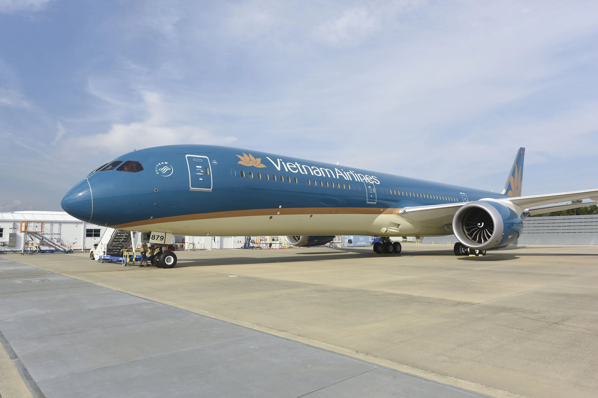 Một tàu bay Boeing 787 của Vietnam Airlines. Ảnh: Vietnam Airlines.