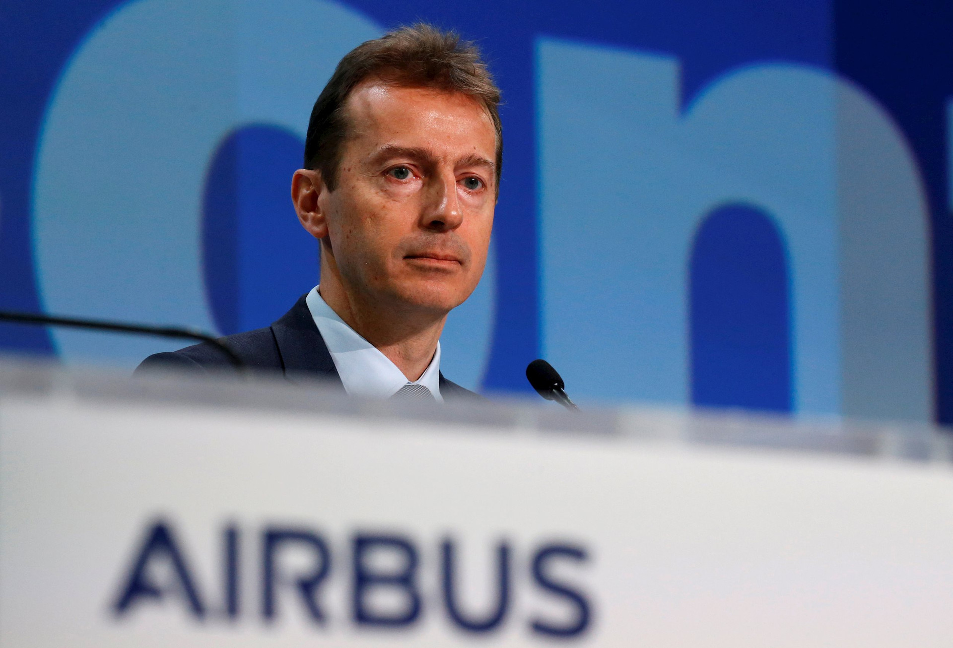 Ông Guillaume Faury, CEO của Airbus. Ảnh: Reuters.