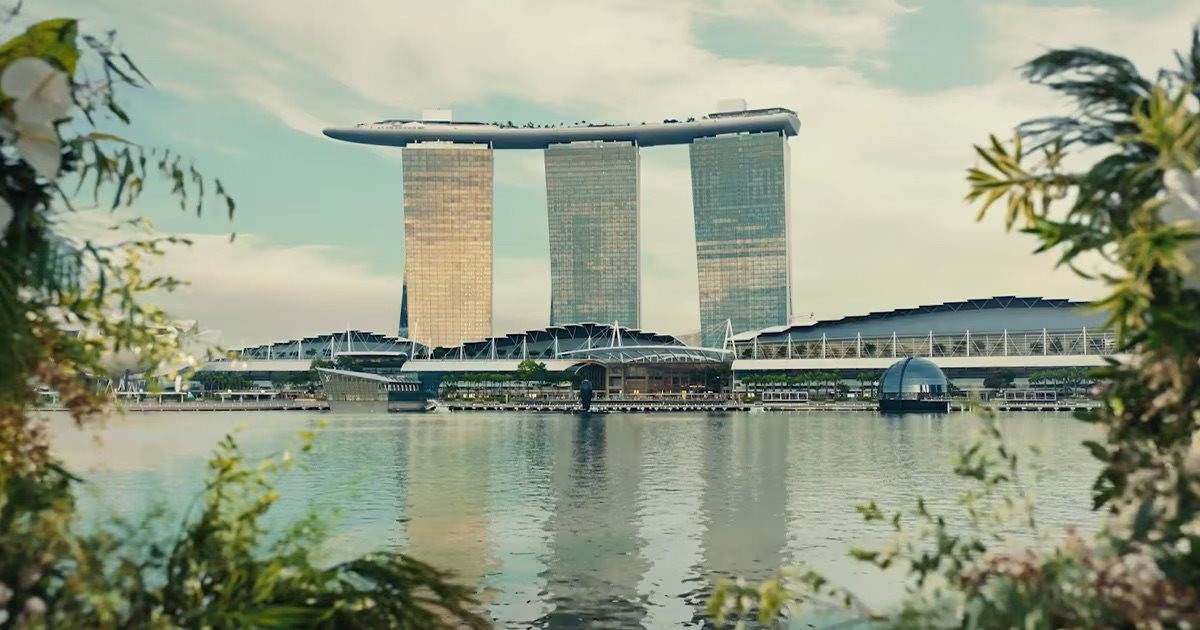 Một phần vịnh Marina. Ảnh: Marina Bay Sands.