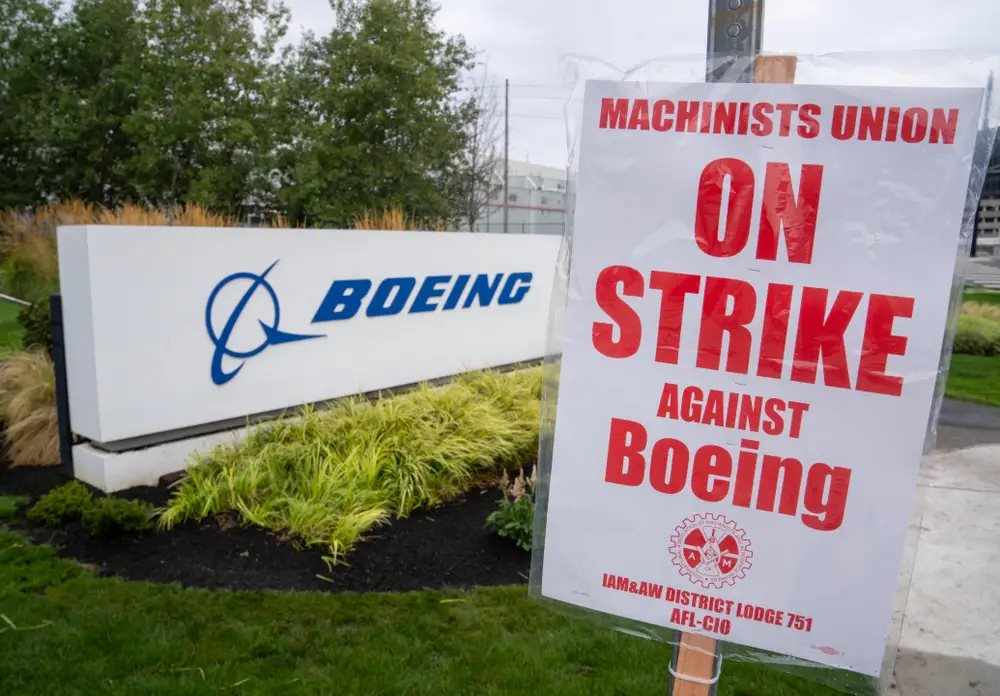 Boeing đình công1