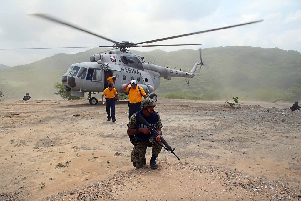 Mi-17 cua Hai quan Mexico