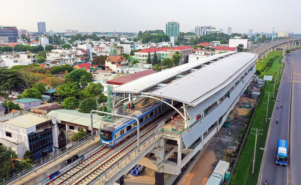 Đường sắt Thủ Thiêm - Long Thành có chức năng vận chuyển hành khách như một tuyến đường sắt đô thị, kết nối liên vùng. Ảnh minh họa: Báo Đồng Nai. 