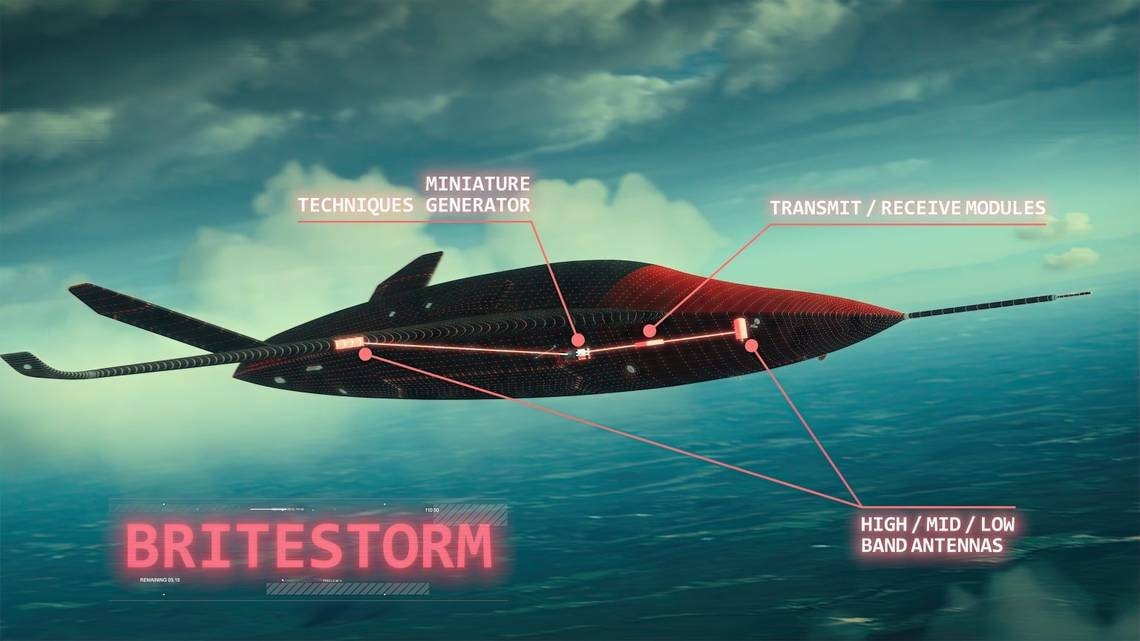 Các đặc điểm và tính năng tiên tiến của hệ thống gây nhiễu BriteStorm được thiết kế để gây nhiễu hệ thống phòng không và radar của đối phương. Ảnh: Simpleflying.