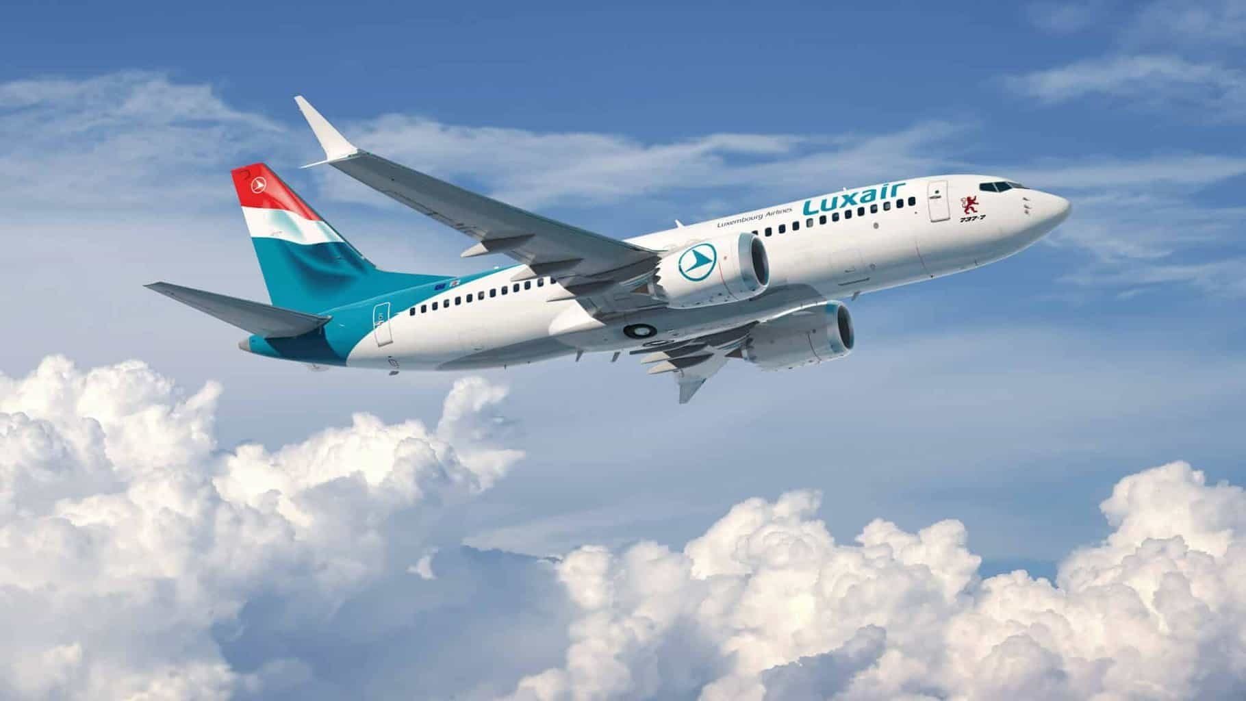 Một chiếc máy bay thân hẹp 737 MAX của Boeing bán cho hãng hàng không Luxembourg năm 2023. Ảnh: Boeing.