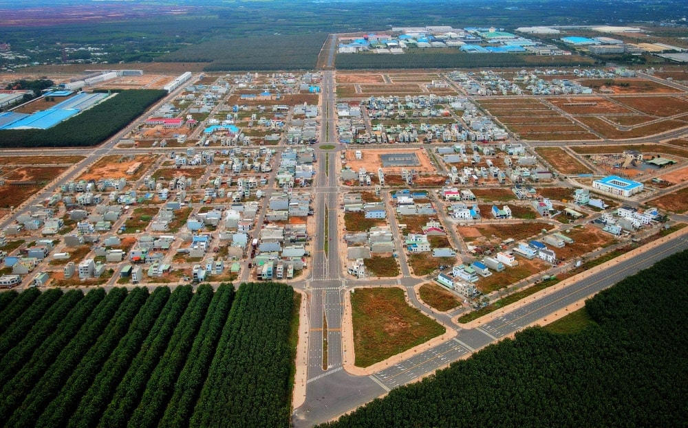 Khu tái định cư Lộc An - Bình Sơn, nơi bố trí tái định cư cho các hộ dân vùng dự án Cảng Hàng không Quốc tế Long Thành. Ảnh: UBND tỉnh Đồng Nai. 