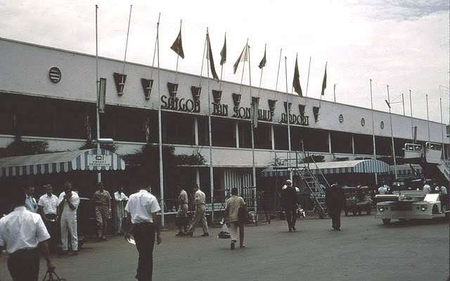 Phi trường Tân Sơn Nhất trước 1975. Ảnh tư liệu.