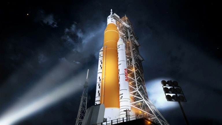 NASA chuẩn bị thử nghiệm tên lửa đẩy mới cho sứ mệnh Artemis | Vietnam+ (VietnamPlus)
