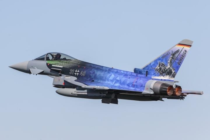 Chiến đấu cơ Eurofighter Typhoon. Ảnh: Airbus Defence