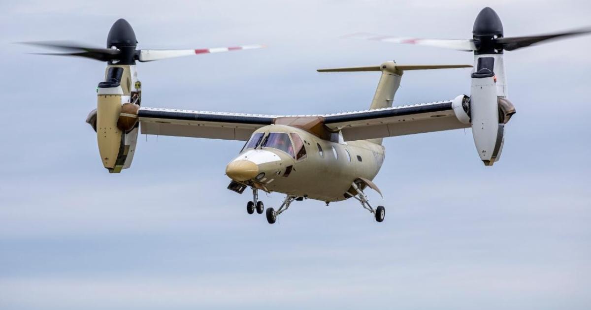 First Production Leonardo AW609 Flies | Aviation International News