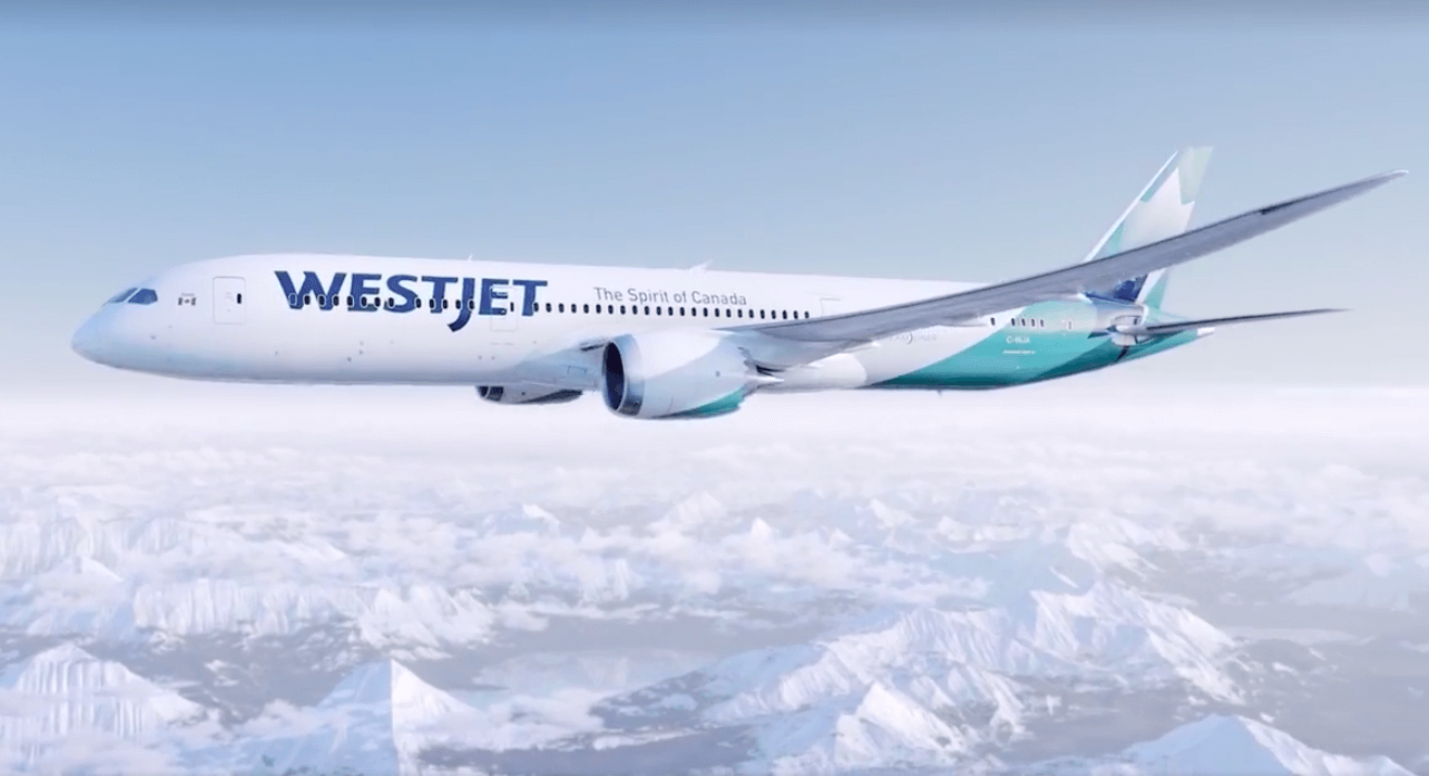 WestJet unveils new Dreamliner livery, logo and cabin interior - Skies Mag