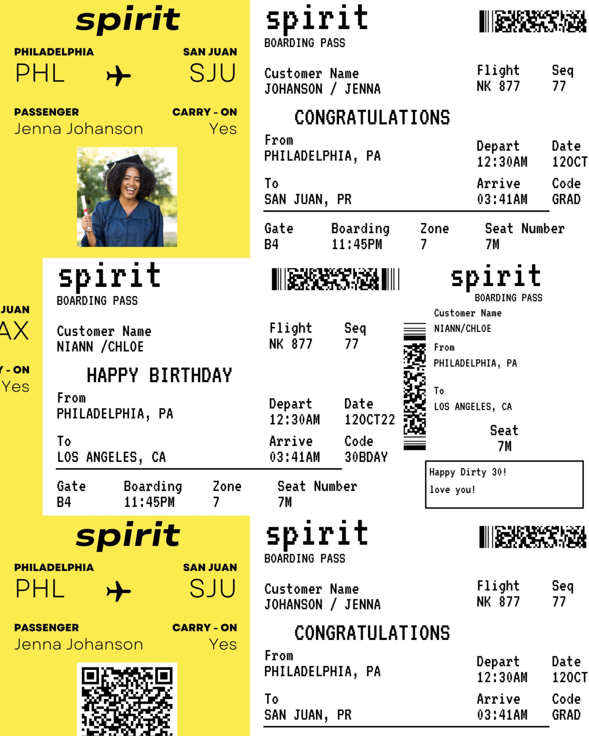 Editable Boarding Pass Ticket Template, Surprise Airline Gift, Fake Airplane Ticket, Printable Airline Ticket - Etsy