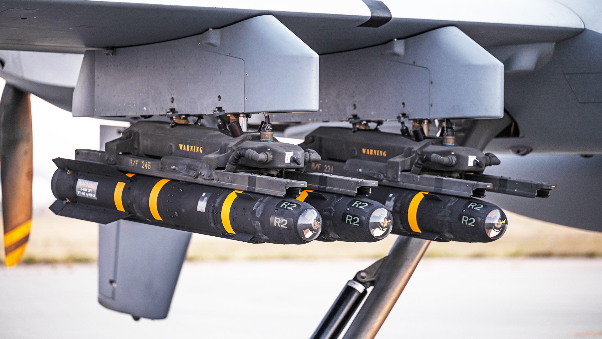 A new variant of the AGM-114 Hellfire missile with a warhead that can be set to focus its blast in different directions depending on the target is in the works for the U.S. special operations community.