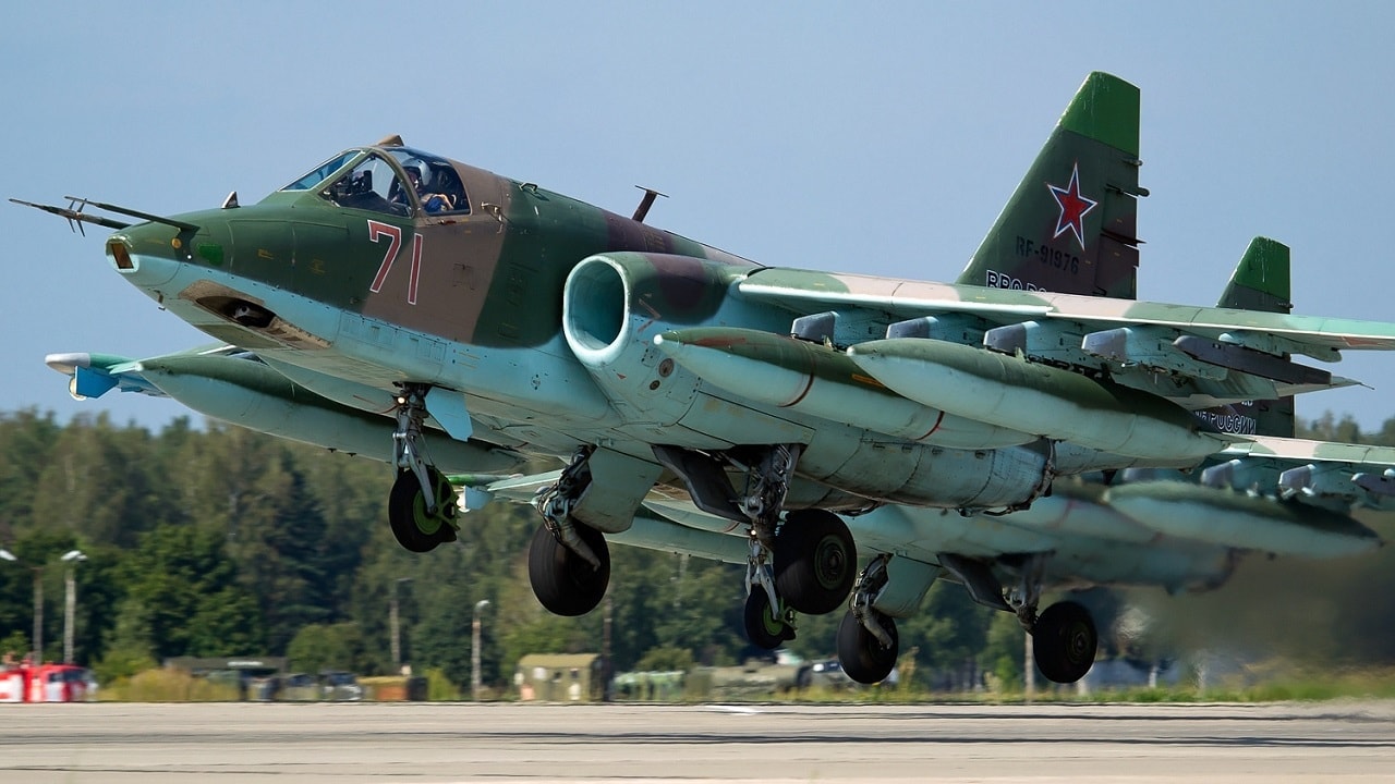 Su-25 like flown in Syria by Russian forces.