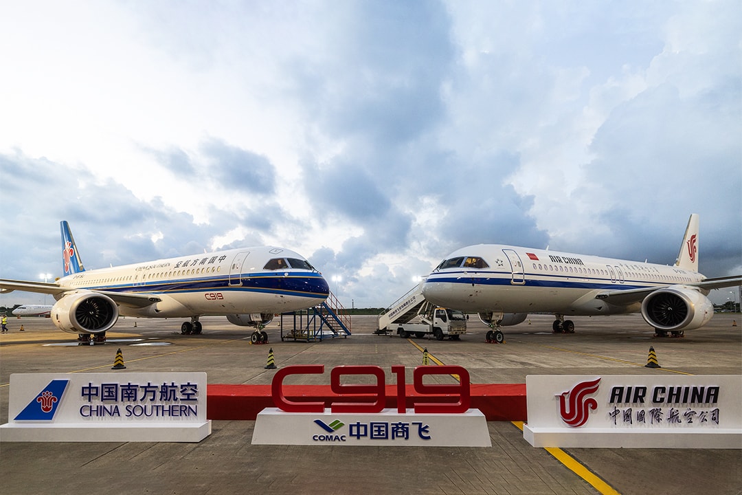 Air China and China Southern Receive First COMAC C919 Aircraft - AVSN