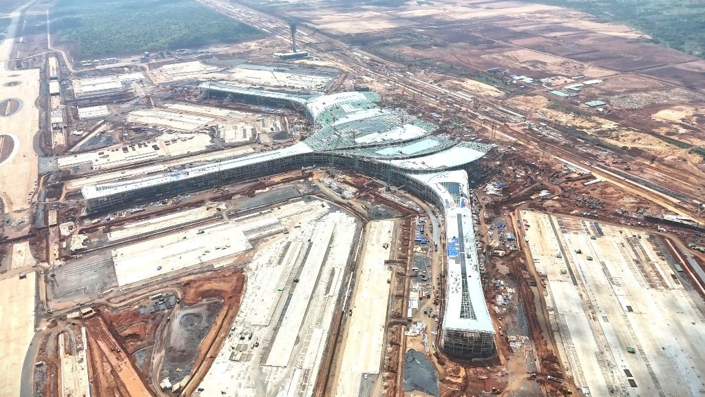Công trường xây dựng Sân bay quốc tế Long Thành. Ảnh: CAA