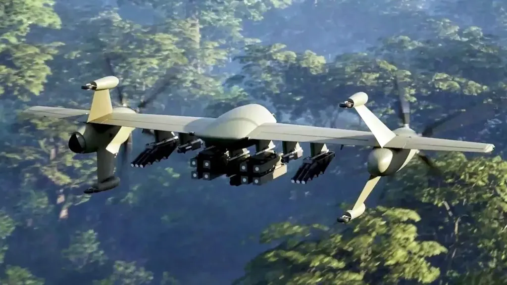 Bản phác thảo của một thành viên vũ trang lớn hơn trong dòng máy bay không người lái Nomad của Sikorsky. Ảnh: Sikorsky/Lockheed Martin