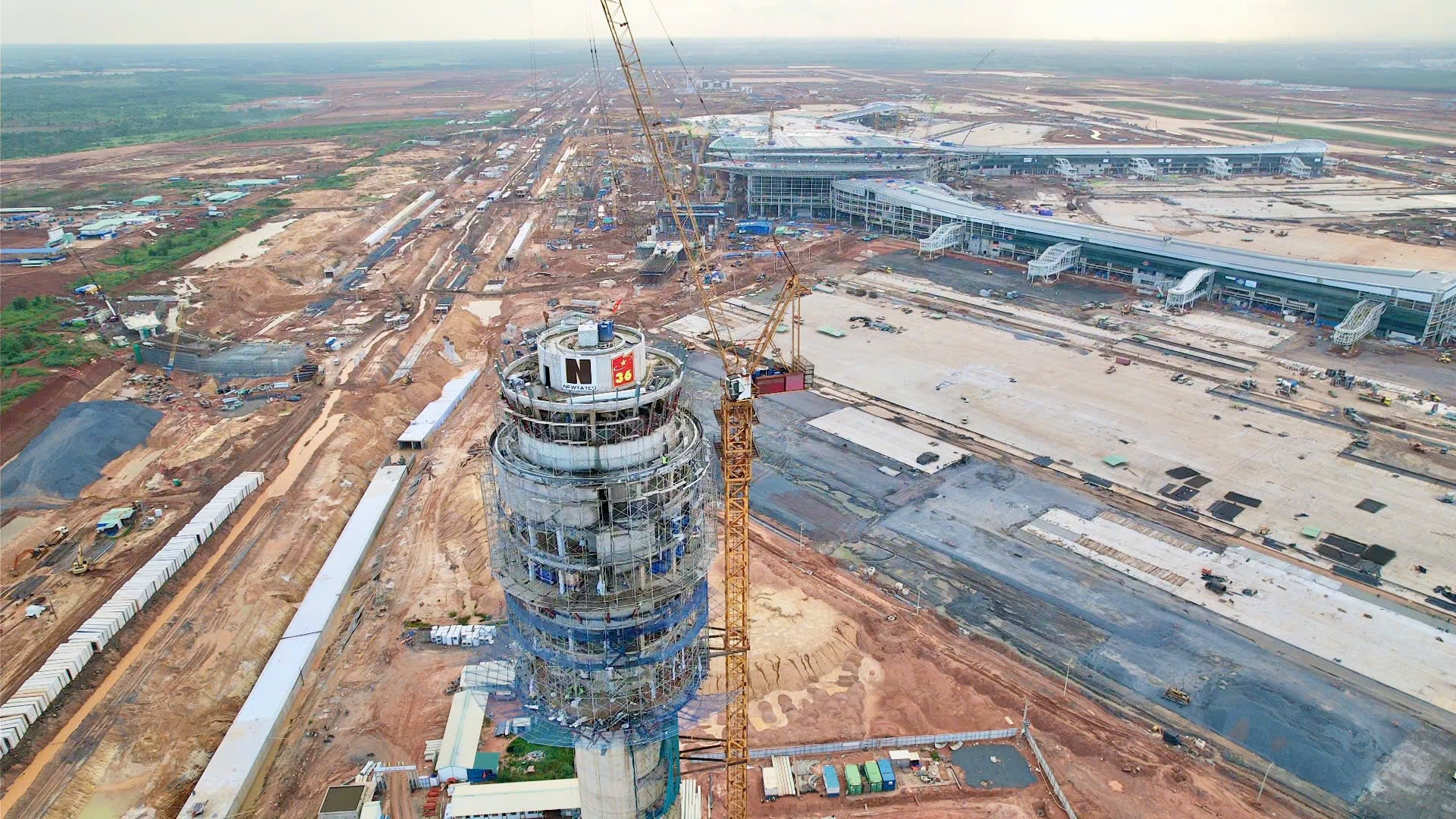 Đài Kiểm soát không lưu Long Thành đang bước vào giai đoạn hoàn thiện.