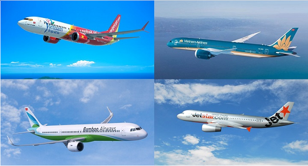 Tổng hợp các hãng hàng không ở Việt Nam