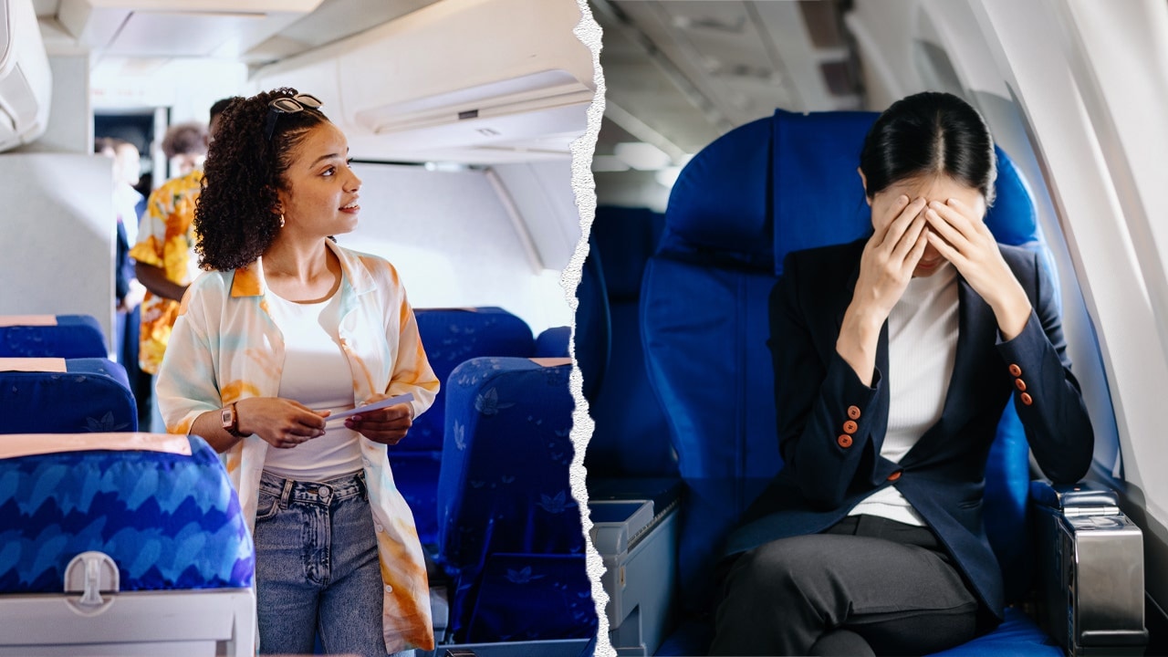 Flight passenger 'bullied' after refusing to swap with seat squatter, triggers reactions on social media | Fox News
