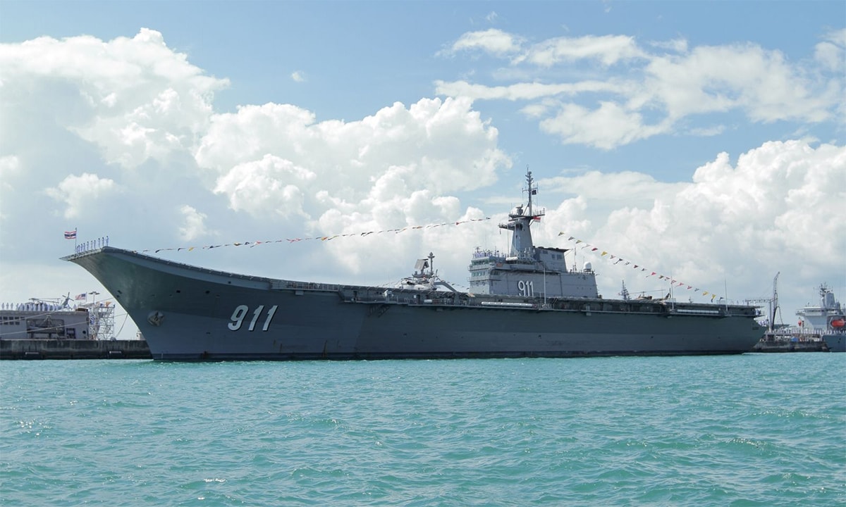 Tàu sân bay nằm cảng nhiều hơn ra biển của Thái Lan - Báo VnExpress