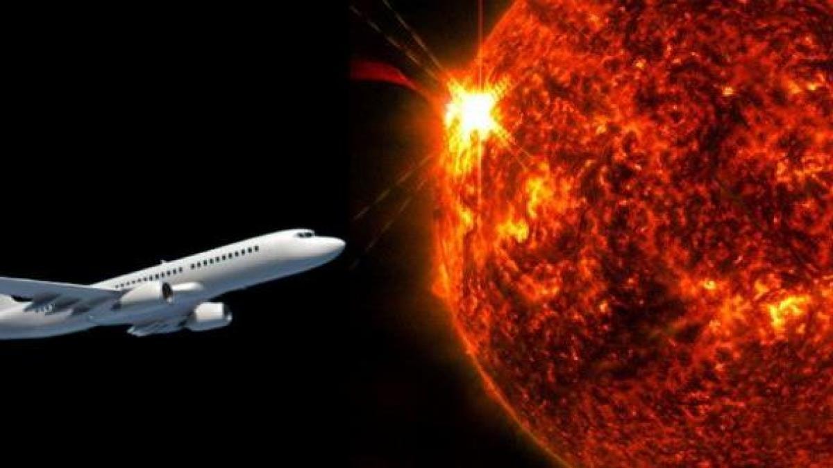 Flying through a solar storm: what really happens on an airplane