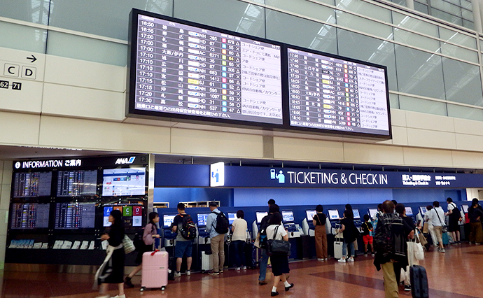 Departure Procedures | Use Domestic | Flights | Haneda Airport Passenger Terminal