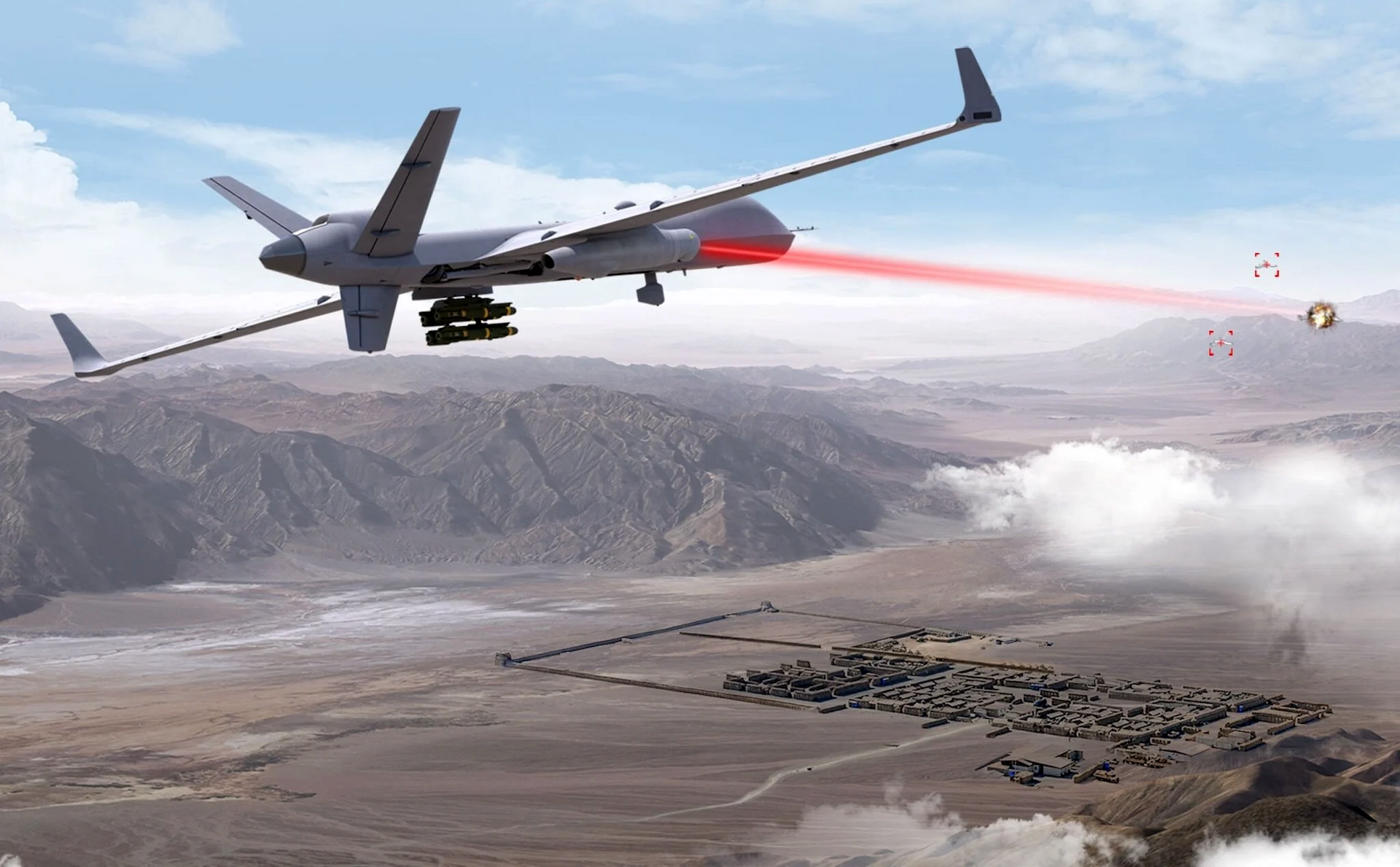 UAV laser