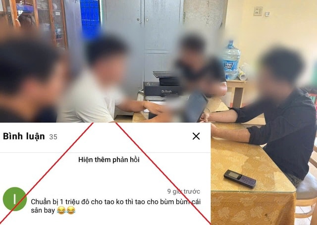 Trêu đùa khủng bố sân bay Long Thành, nam thanh niên bị công an xử lý - Ảnh 1.