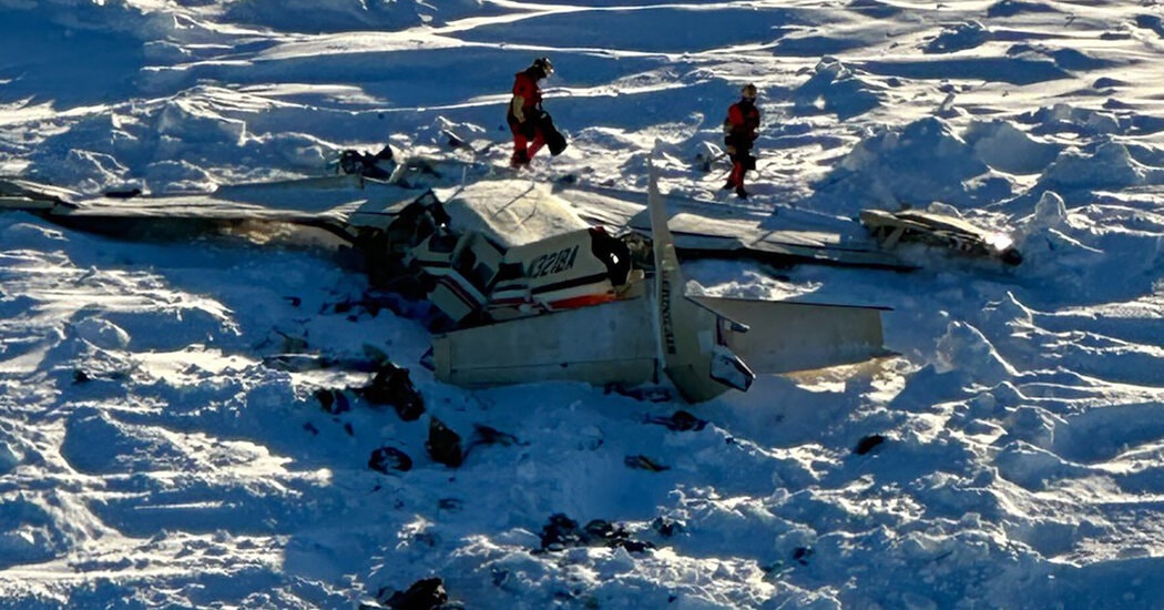 Small Plane With 10 Dead Found Crashed in Alaska - The New York Times