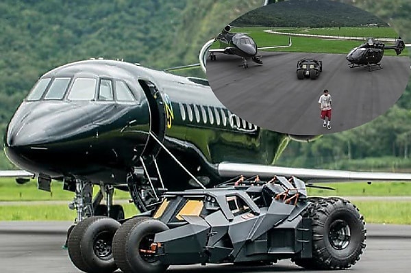Batman Fan, Neymar Junior, Shows Off His New $1.5 Million Batmobile, Helicopter And Private Jet - autojosh