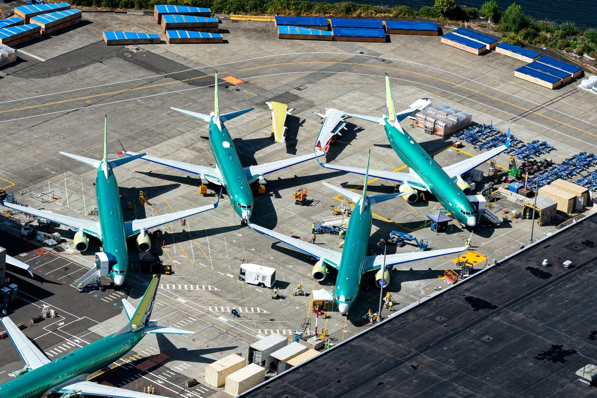 Boeing ban giao may bay