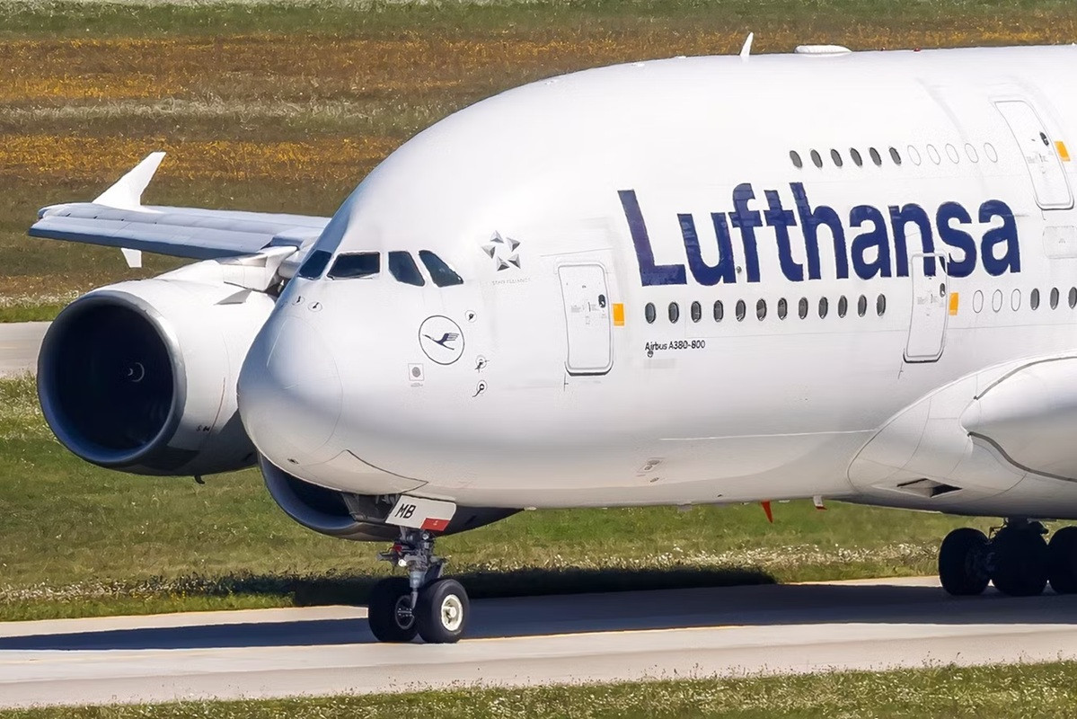 Airbus A380 cua Lufthansa