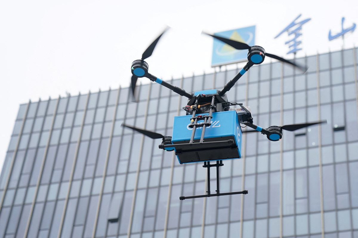 giao hang bang drone