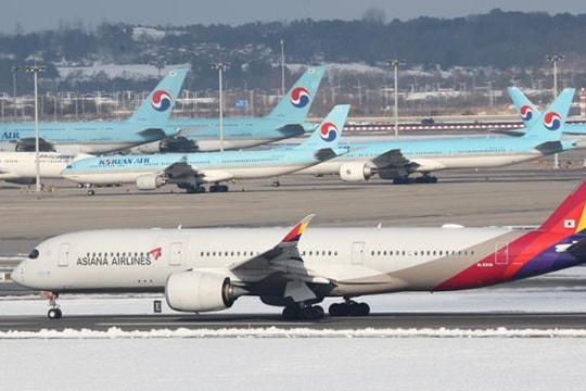 Hàng không Hàn Quốc đối mặt khó khăn do đồng won lao dốc