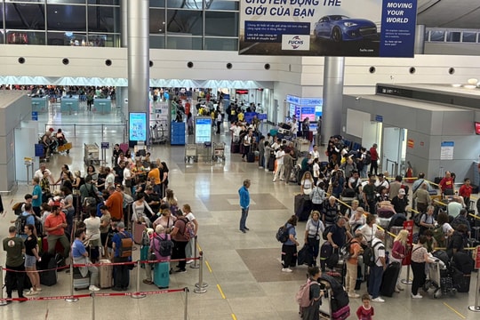 Sân bay Tân Sơn Nhất tấp nập Việt kiều về quê đón Tết