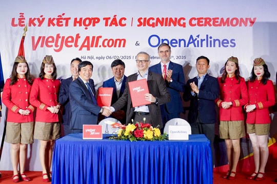 Vietjet Air hợp tác với OpenAirlines ứng dụng công nghệ giảm phát thải CO2