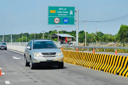 Thông xe hai đoạn cao tốc Bến Lức - Long Thành qua TP.HCM và Đồng Nai