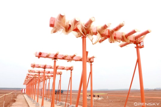 Lắp đặt hệ thống hỗ trợ hạ cánh chính xác đường cất hạ cánh Sân bay Long Thành