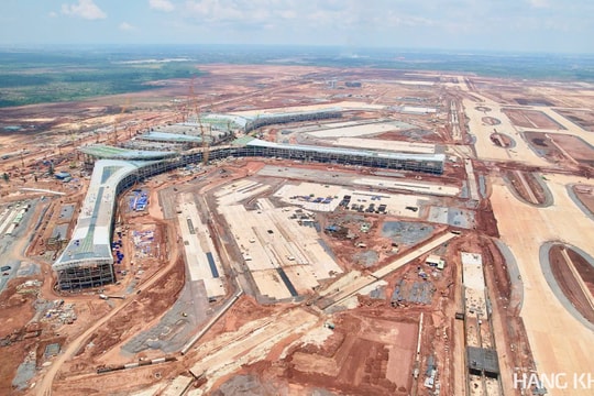 Đường băng đã hoàn thành, dự án sân bay Long Thành cán mốc mới