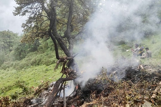 Rơi máy bay trực thăng tại Ấn Độ, 7 người thiệt mạng