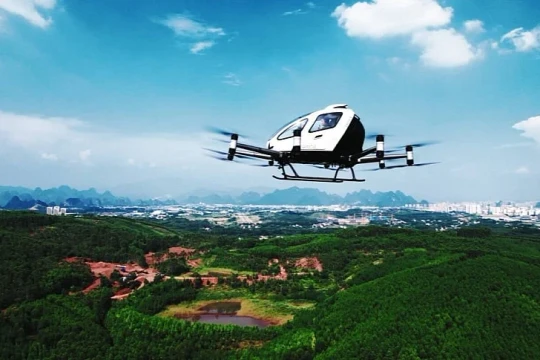 EHang thử nghiệm taxi bay điện trong khí hậu khắc nghiệt