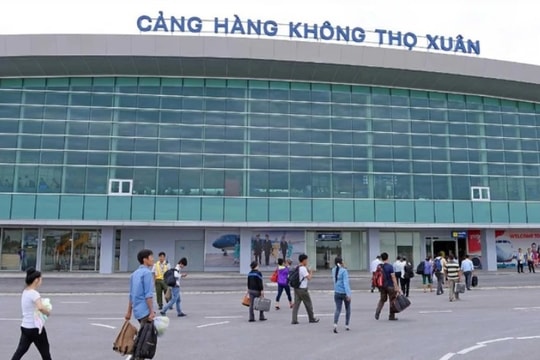 Lắp đặt rào chắn ở sân bay Thọ Xuân ngăn ngừa thiết bị không người lái