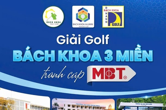 240 golfer doanh nhân tranh tài tại Giải Golf Bách Khoa 3 Miền