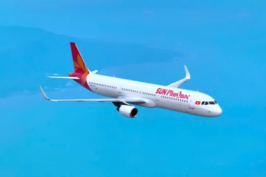 Sun PhuQuoc Airways tiết lộ màu sơn máy bay