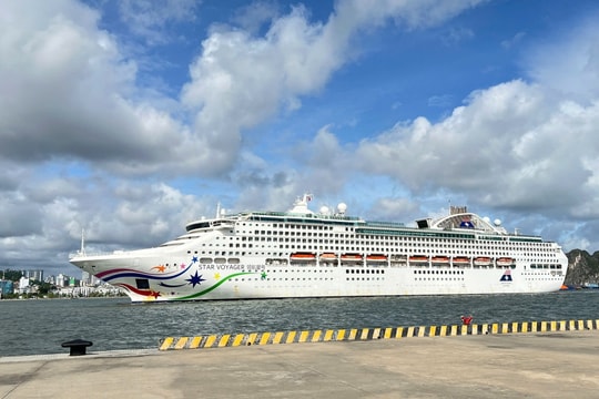 Tàu biển Star Voyager đưa hơn 1.200 du khách đến Quảng Ninh