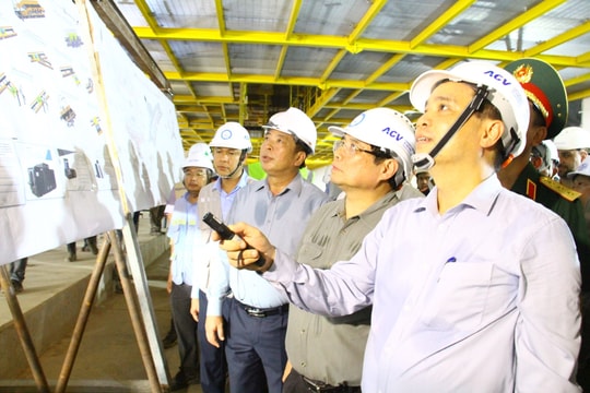 Thủ tướng Phạm Minh Chính kiểm tra tiến độ dự án sân bay Long Thành