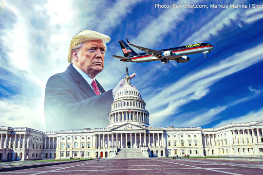 Trump Force One: 'Vũ khí' tranh cử trên bầu trời
