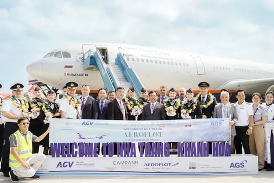 Khách Nga tăng mạnh, hàng không tăng chuyến bay đến Nha Trang