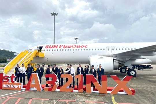 Sun PhuQuoc Airways đón tàu bay Airbus A321NX đầu tiên