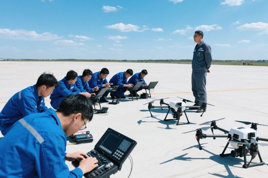 Giới trẻ Trung Quốc đua nhau học lái drone